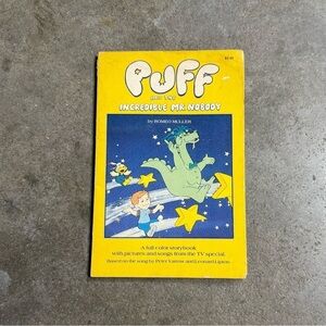Vintage 1982 Puff & the Incredible Mr. Nobody Storybook Romeo Muller TV Special